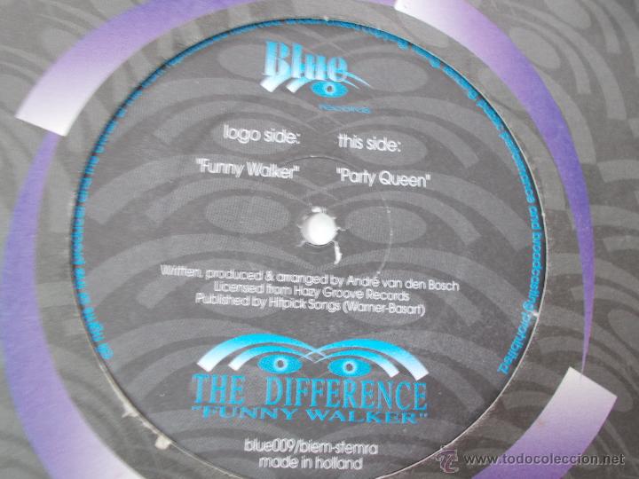 Discos de vinilo: THE DIFFERENCE. FUNNY WALKER MAXI 12 EDICION HOLANDESA - Foto 2