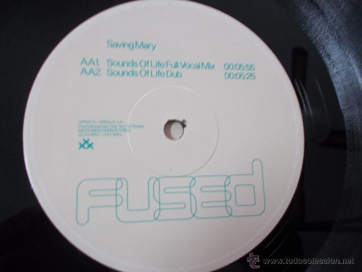 Discos de vinilo: SAVING MARY. FUSED MAXI 12 - Foto 2