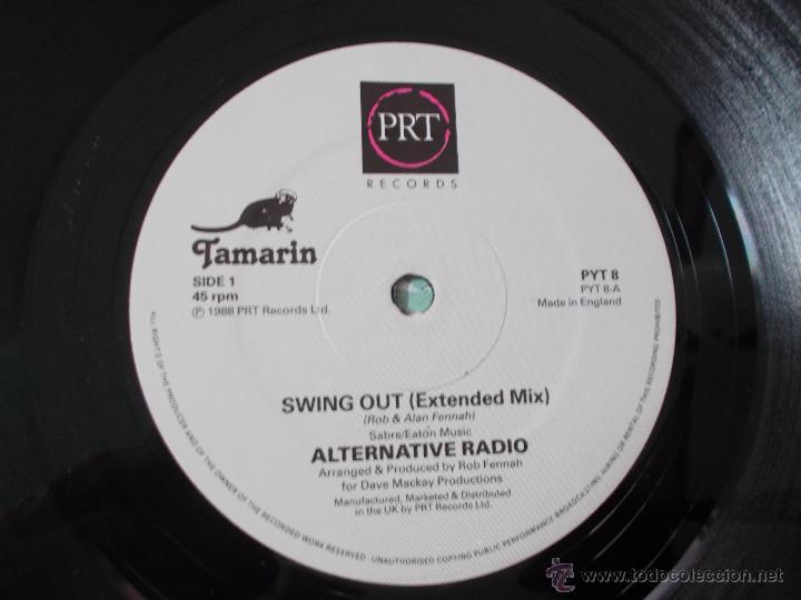 Discos de vinilo: ALTERNATIVE RADIO. SWING OUT MAXI 12 - Foto 2