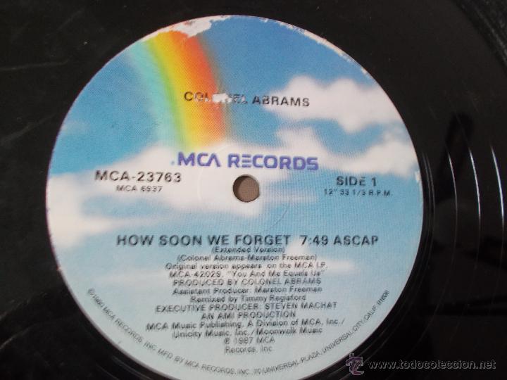 Discos de vinilo: COLONEL ABRAMS.  MAXI 12 - Foto 2