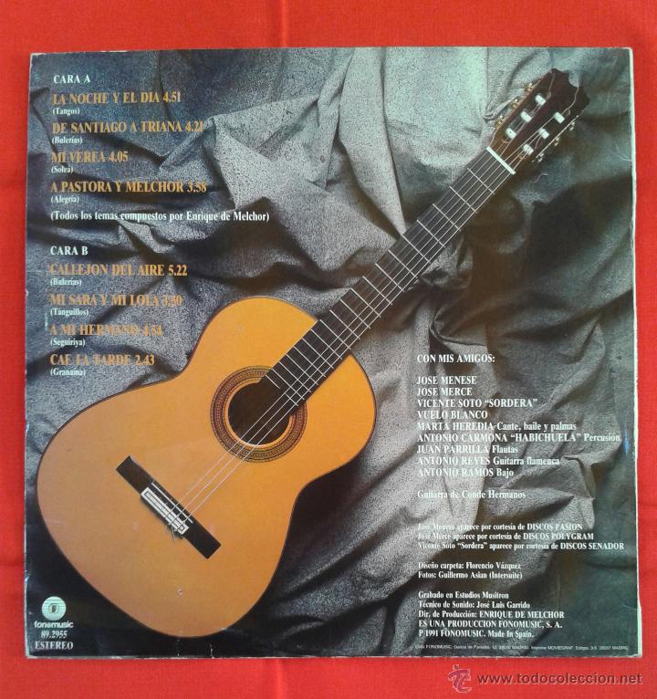 Discos de vinilo: Enrique De Melchor - La Noche Y El Dia (LP) - Foto 2