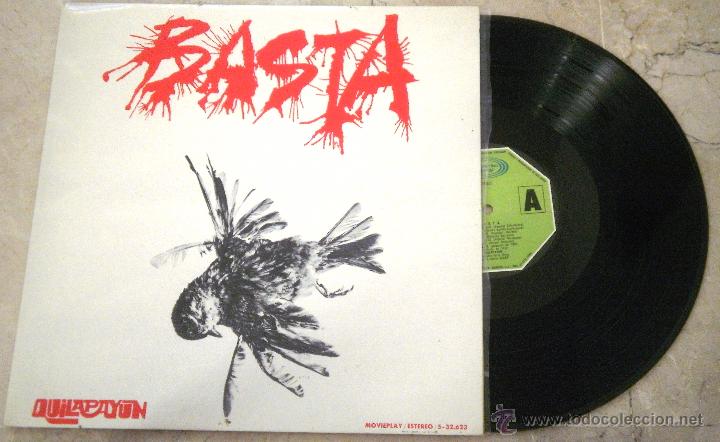 Discos de vinilo: QUILAPAYUN - BASTA - COMO NUEVO - Foto 1