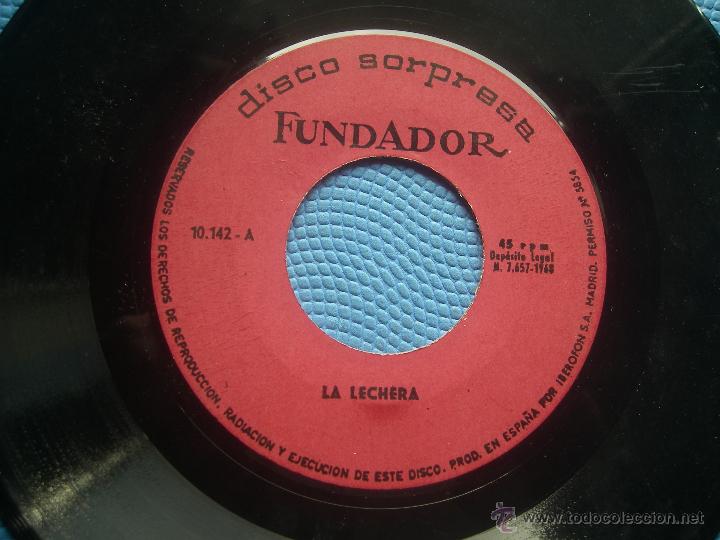 Discos de vinilo: SINGLE SIN CARATULA A LECHERA SINGLE 1968 - Foto 1