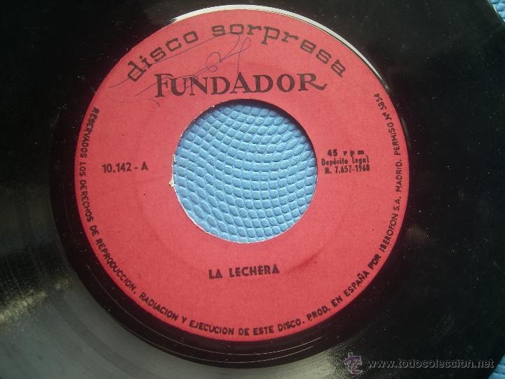 Discos de vinilo: SINGLE SIN CARATULA A LECHERA SINGLE 1968 - Foto 2