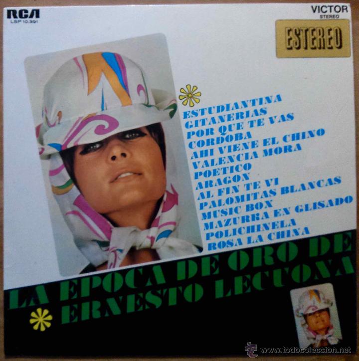 Disques de vinyle: LA &Eacute;POCA DE ORO DE ERNESTO LECUONA - LP ORIGINAL ESPA&Ntilde;A A&Ntilde;O 1969, COMO NUEVO