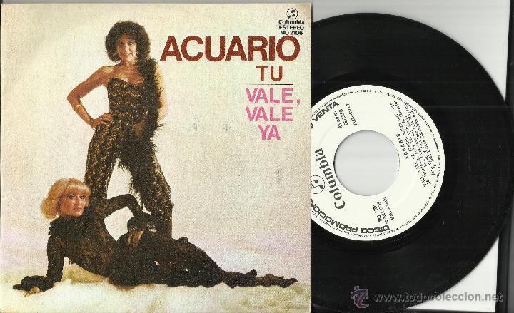 Disques de vinyle: acuario single promocional tu.1981.en perfecto estado