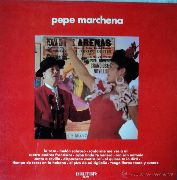 Discos de vinilo: Pepe Marchena - La Rosa - Edici&oacute;n de 1973 de Espa&ntilde;a - Foto 1
