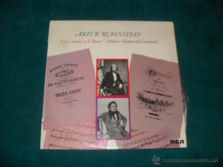 Discos de vinilo: ARTHUR RUBINSTEIN. SCHUBERT/LIZST. RCA 1978 - Foto 1