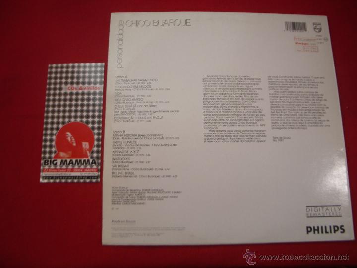 Discos de vinilo: CHICO BUARQUE- PERSONALIDADE. ESPA&Ntilde;OL 1987. - Foto 2