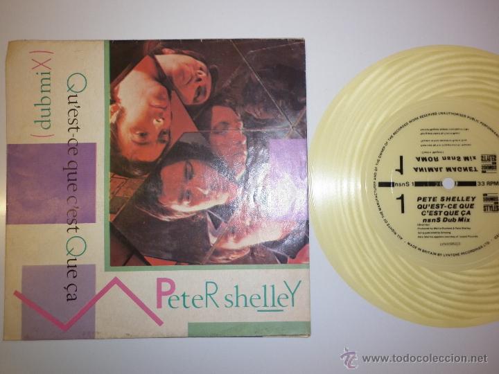 Discos de vinilo: Flexi disc Pete Shelley/ Animal magnet 1982 - Foto 1