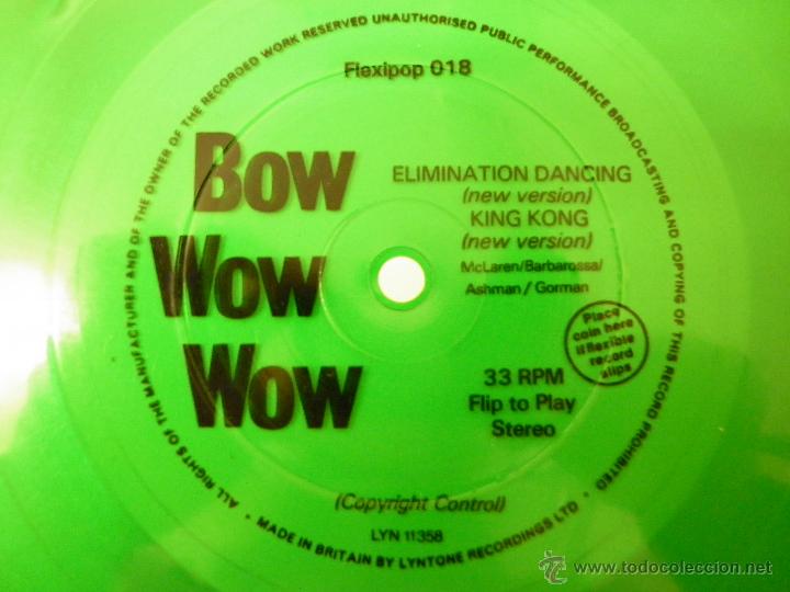 Discos de vinilo: Flexi disc Bow Wow Wow 1982 - Foto 2