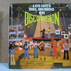 Discos de vinilo: NINO BRAVO / JOHNNY HALLYDAY / FORMULA V Y MAS - LOS HITS DEL MUNDO EN DISCOVISION - 1973 - RARISMO . Lote 52944694