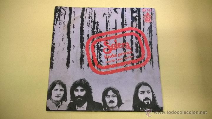 Disques de vinyle: Solera.Linda prima.SINGLE.ESPA&Ntilde;A 1973.HISPAVOX.