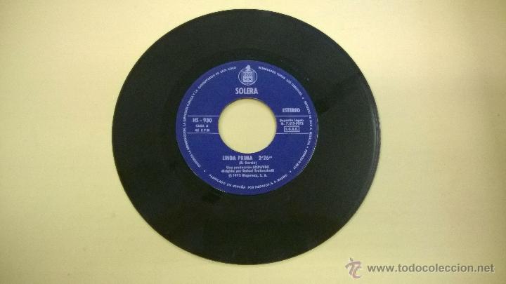 Discos de vinilo: Solera.Linda prima.SINGLE.ESPA&Ntilde;A 1973.HISPAVOX. - Foto 3