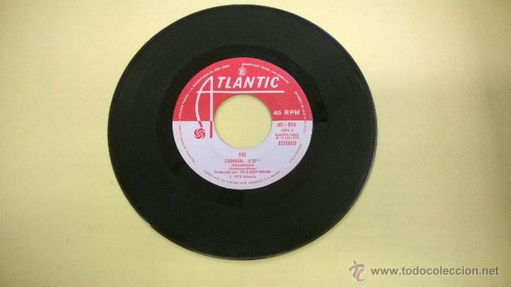 Discos de vinilo: Yes.Carrusel.SINGLE.ESPA&Ntilde;A 1972.HISPAVOX.ATLANTIC. - Foto 3