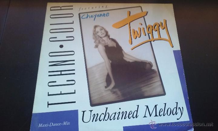 Discos de vinilo: Techno-Color Featuring Twiggy - Unchained Melody - 1991 - Foto 1