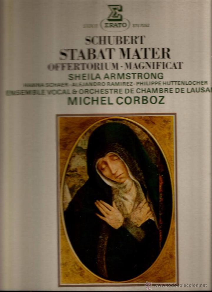 Discos de vinilo: LP SCHUBERT : STABAT MATER - Foto 1
