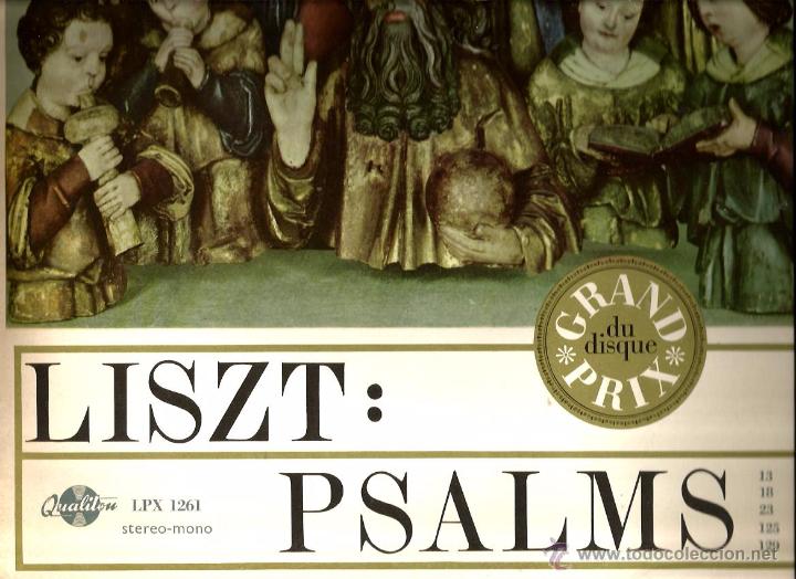 Discos de vinilo: LP LISZT - PSALMS - Foto 1