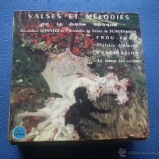 Discos de vinilo: VALSES ET MELODIES DE LA BELLE EPOQUE FASCINATION +3 EP. Lote 52984223