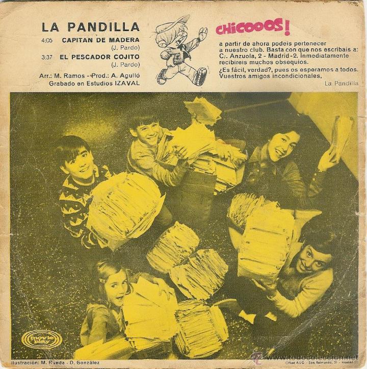 Discos de vinilo: la pandilla - capitan de madera - single - Foto 2