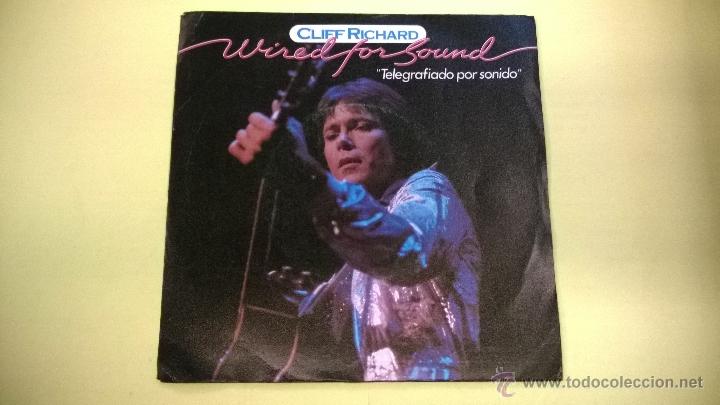 Discos de vinilo: Cliff Richard.Wired for sound.SINGLE.ESPA&Ntilde;A 1981.EMI-ODEON. - Foto 1