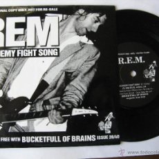 Discos de vinilo: REM R.E.M. ACADEMY FIGHT SONG/THE COAL PORTERS.WITH BUCKETFULL OF BRAINS ISSUE 39/40. Lote 53012462