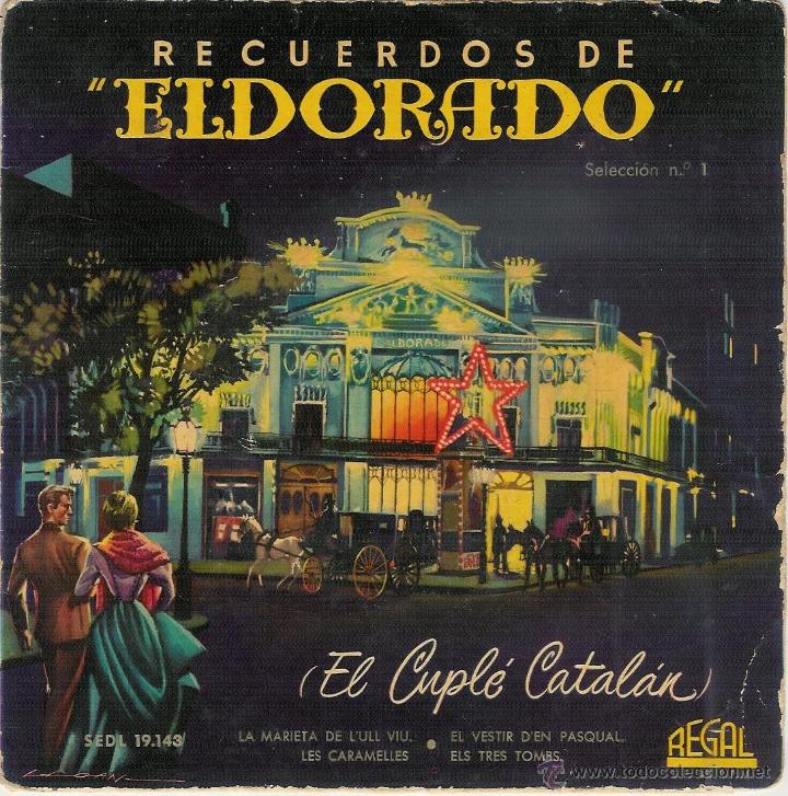 Discos de vinilo: recuerdos de eldorado - el cuple catalan - EP - Foto 1