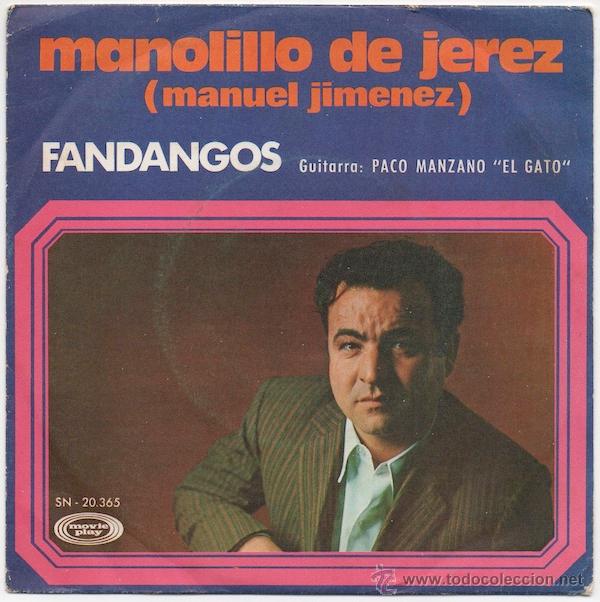 Discos de vinilo: Manolillo De Jerez - Fandangos - Foto 1