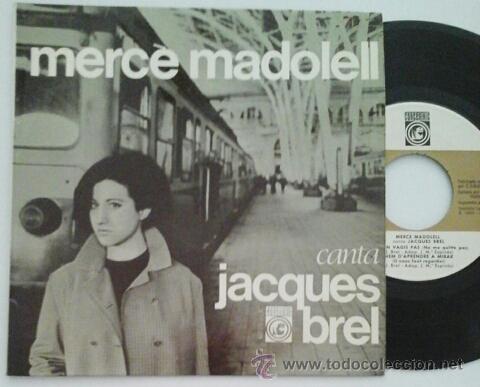 Discos de vinilo: MERC&Egrave; MANDOLELL -EP- CANTA BREL SPAIN 60,S - Foto 1