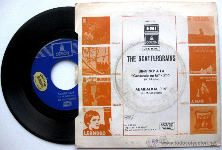 Discos de vinilo: The Scatterbrains - Singing A La - Single Emi Odeon 1971 BPY - Foto 2