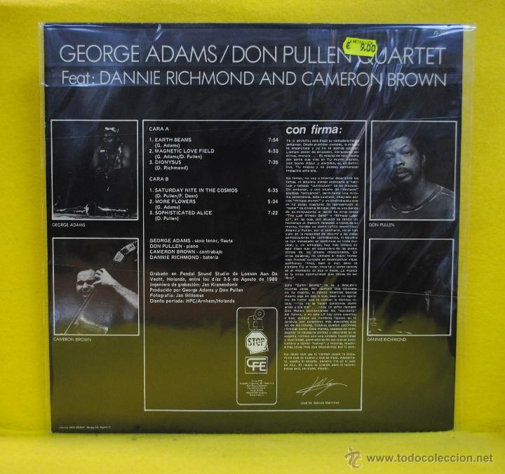Discos de vinilo: GEORGE ADAMS / DON PULLEN QUARTET - EARTH BEAMS - LP - Foto 2
