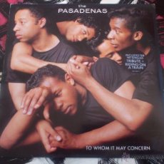 Discos de vinilo: THE PASADENAS - TO WHOM IT MAY CONCERN - LP - VINILO - CBS - 1988