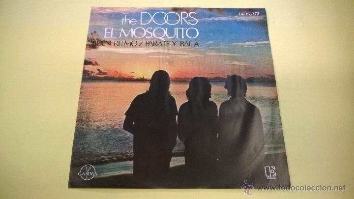Discos de vinilo: The Doors.El mosquito.SINGLE.HECHO EN MEXICO.GAMMA. - Foto 1