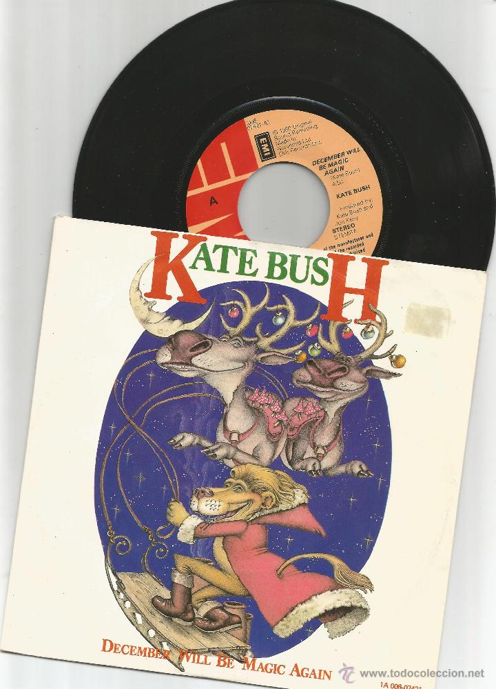 Discos de vinilo: KATE BUSH; DECEMBER WILL BE MAGIC AGAIN + WARM AND SHOOTING - Foto 1