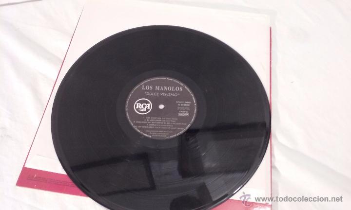 Discos de vinilo: Los Manolos.Dulce veneno. - Foto 3