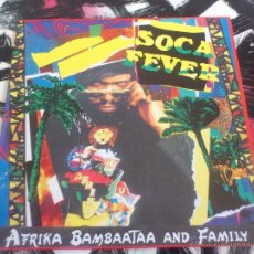 Discos de vinilo: AFRIKA BAMBAATAA AND FAMILY - SOCA FEVER - MAXI - VINILO - BLANCO Y NEGRO - 1991