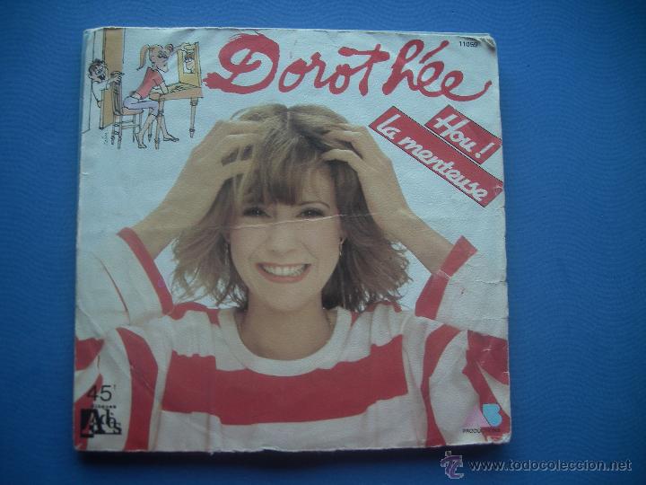 Discos de vinilo: DOROTHEE CHANTE. LA VALISE. HOU LA MENTEUSE SINGLE 1982 - Foto 1