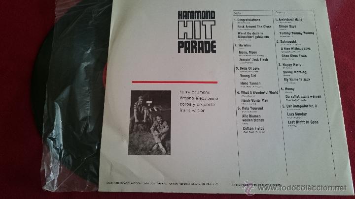 Discos de vinilo: HAMMOND  HIT PARADE - DLM 1972 - Foto 2