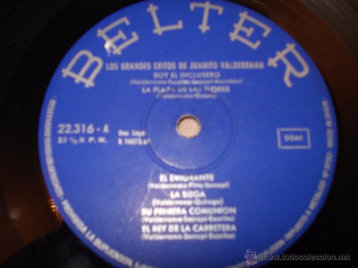 Discos de vinilo: JUANITO VALDERRAMA - Los grandes exitos - Foto 3