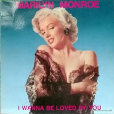 Discos de vinilo: MARILYN MONROE. I WANNA BE LOVED BY YOU. WORD MUSIC, DINAMARCA 1985 LP 