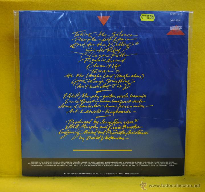 Discos de vinilo: ELLIOT MURPHY - MILWAUKEE - LP - Foto 2