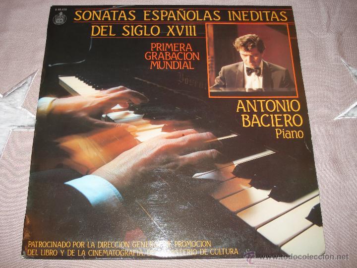 Discos de vinilo: SONATAS INEDITAS ESPA&Ntilde;OLAS S XVIII - Foto 1