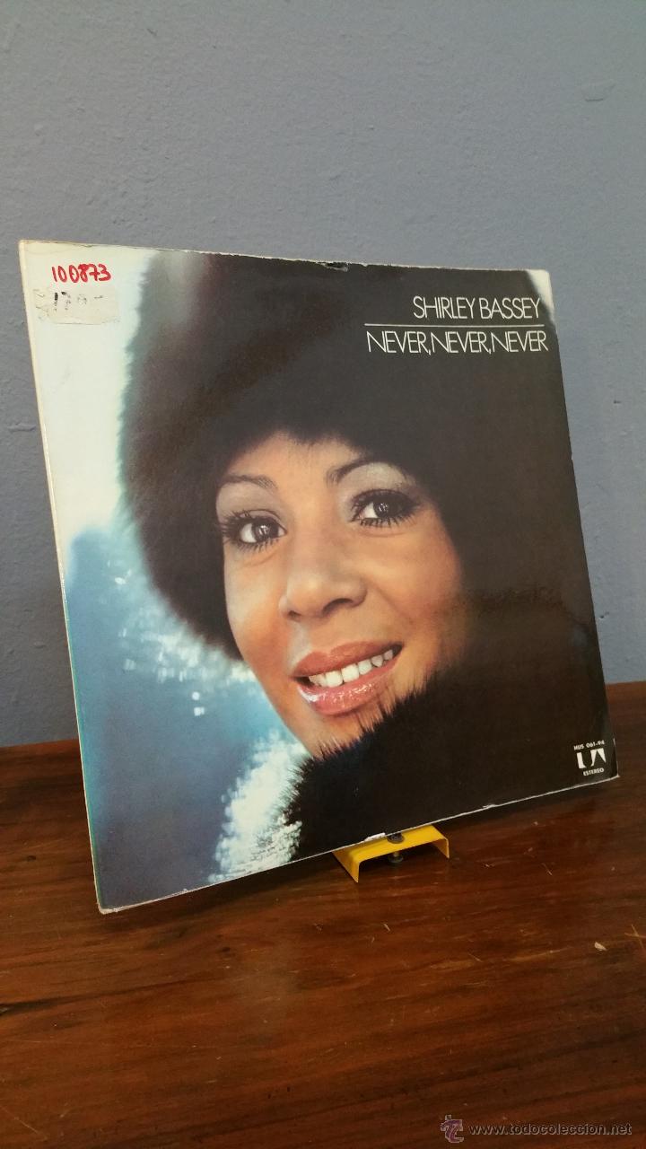 Discos de vinilo: SHIRLEY BASSEY NEVER, NEVER, NEVER LP - Foto 1