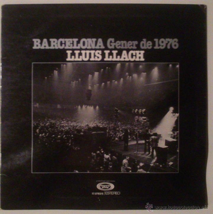 Discos de vinilo: Barcelona Gener de 1976, Llu&iacute;s Llach. Vinilo. - Foto 1