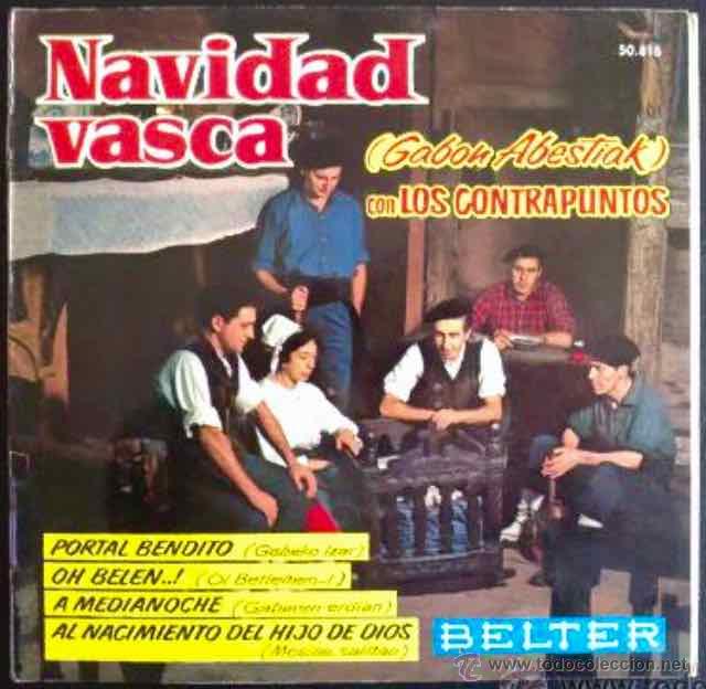 Discos de vinilo: NAVIDAD VASCA - LOS CONTRAPUNTOS - EP ESPA&Ntilde;A COMO NUEVO - Foto 1