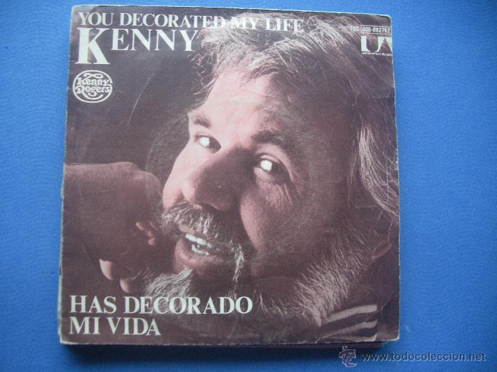 Discos de vinilo: KENNY ROGERS - SINGLE - HAS DECORADO MI VIDA - Foto 1