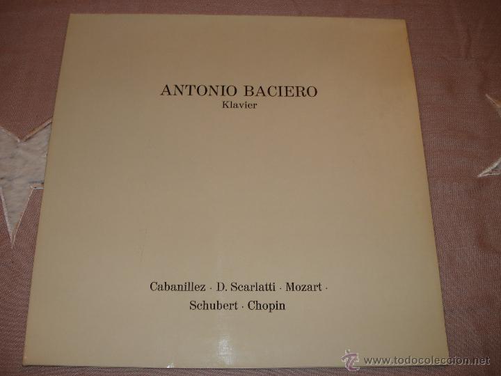 Discos de vinilo: ANTONIO BACIERO - KLAVIER - Foto 1