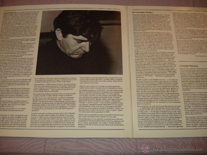 Discos de vinilo: ANTONIO BACIERO - KLAVIER - Foto 2