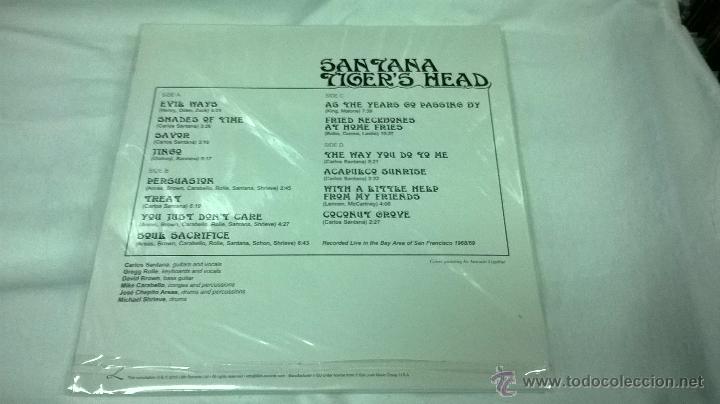 Discos de vinilo: SANTANA - TIGGER&acute;S HEAD - Foto 2