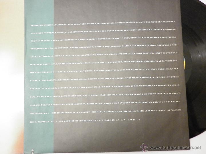 Discos de vinilo: CHRISTOPHER CROSS- BACK OF MY MIND - LP - Foto 3